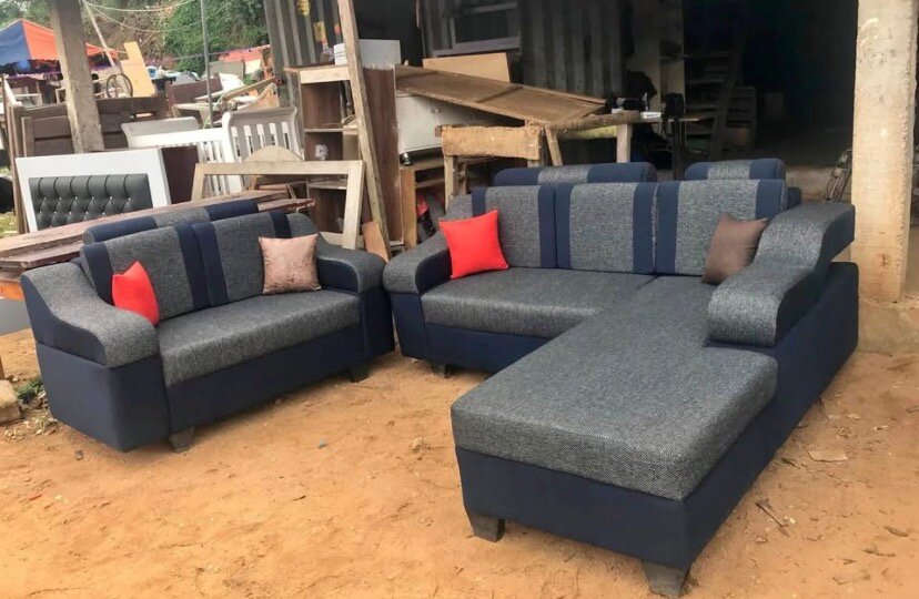 Ensemble canapé d'angle moderne