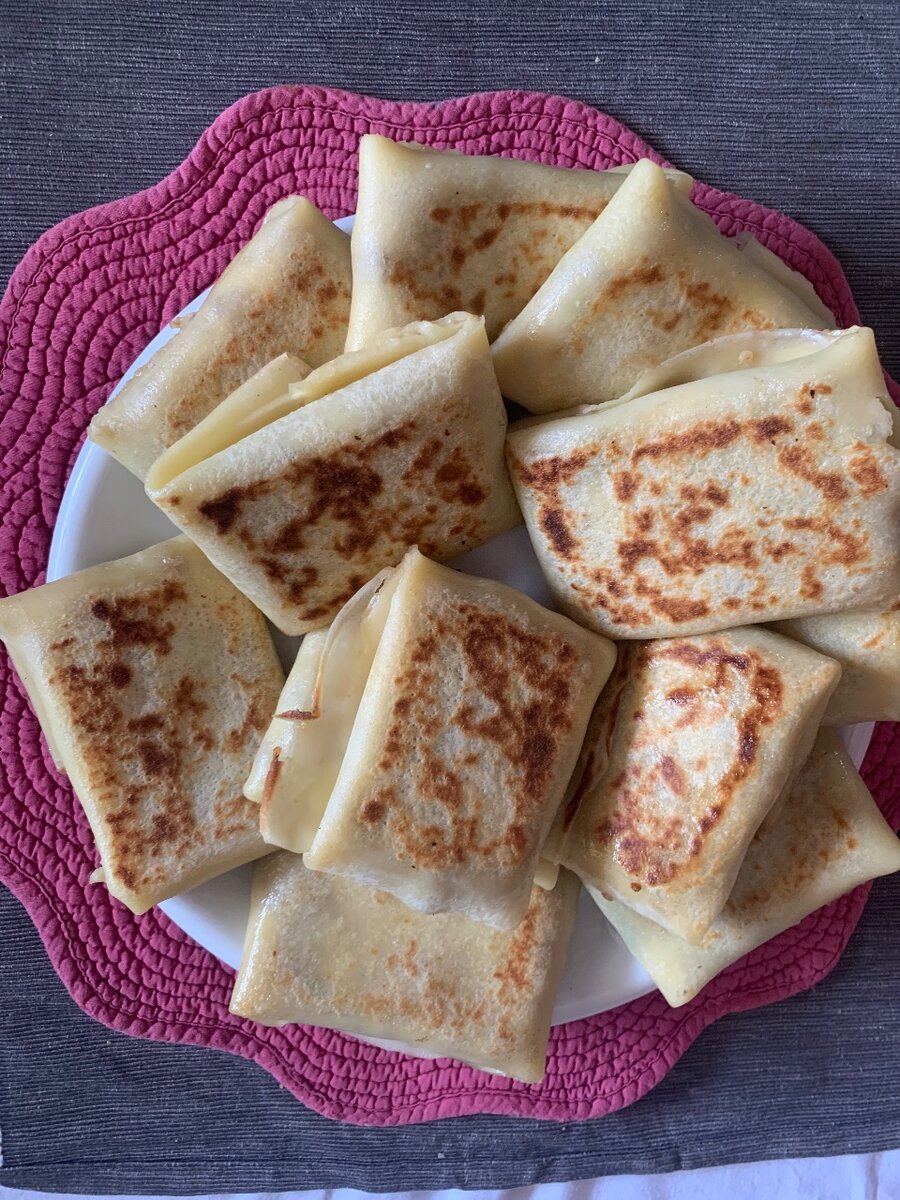 Crêpes salées viande haché fro