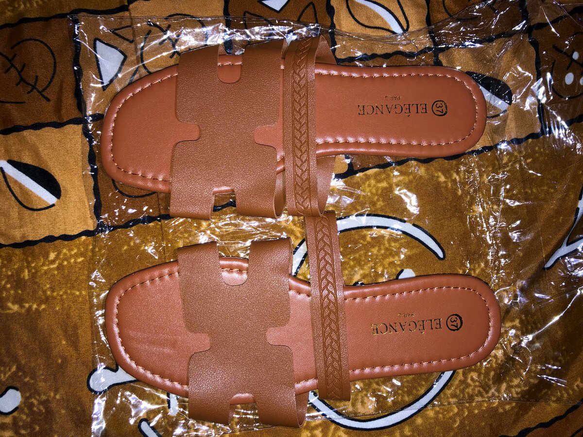 Sandales en cuir confortables