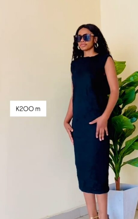 Elegant black dress large