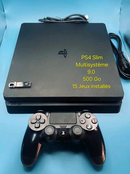 PS4 Slim 500 Go + Jeux