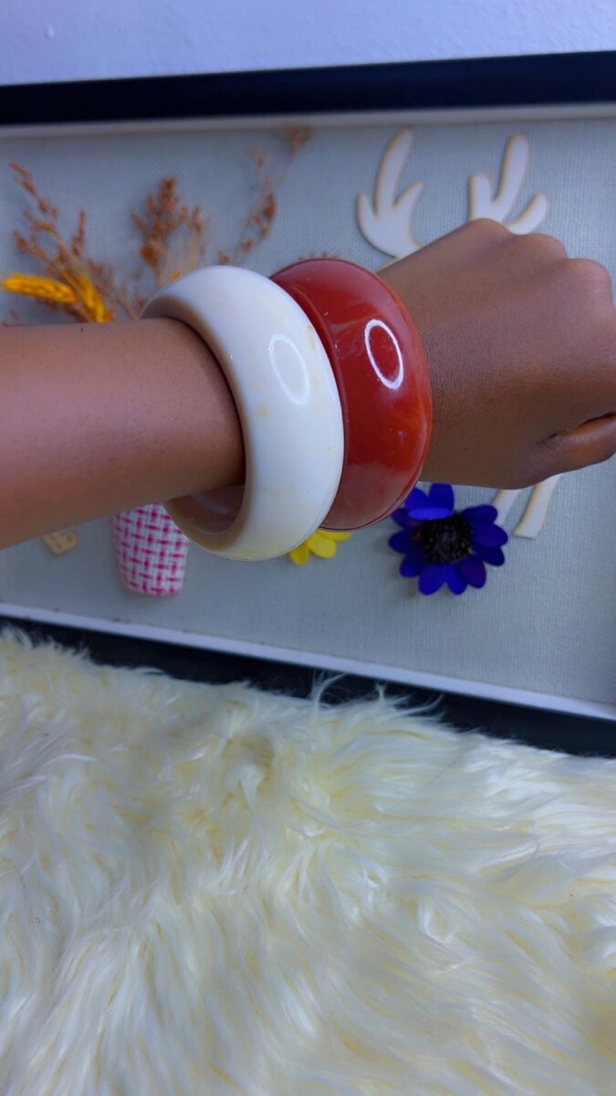 Acrylic bangles