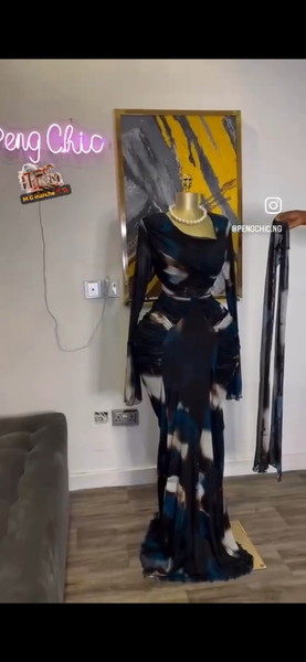 Robe longue élégante femme