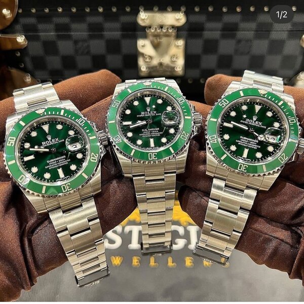 Montre de plongée Rolex verte