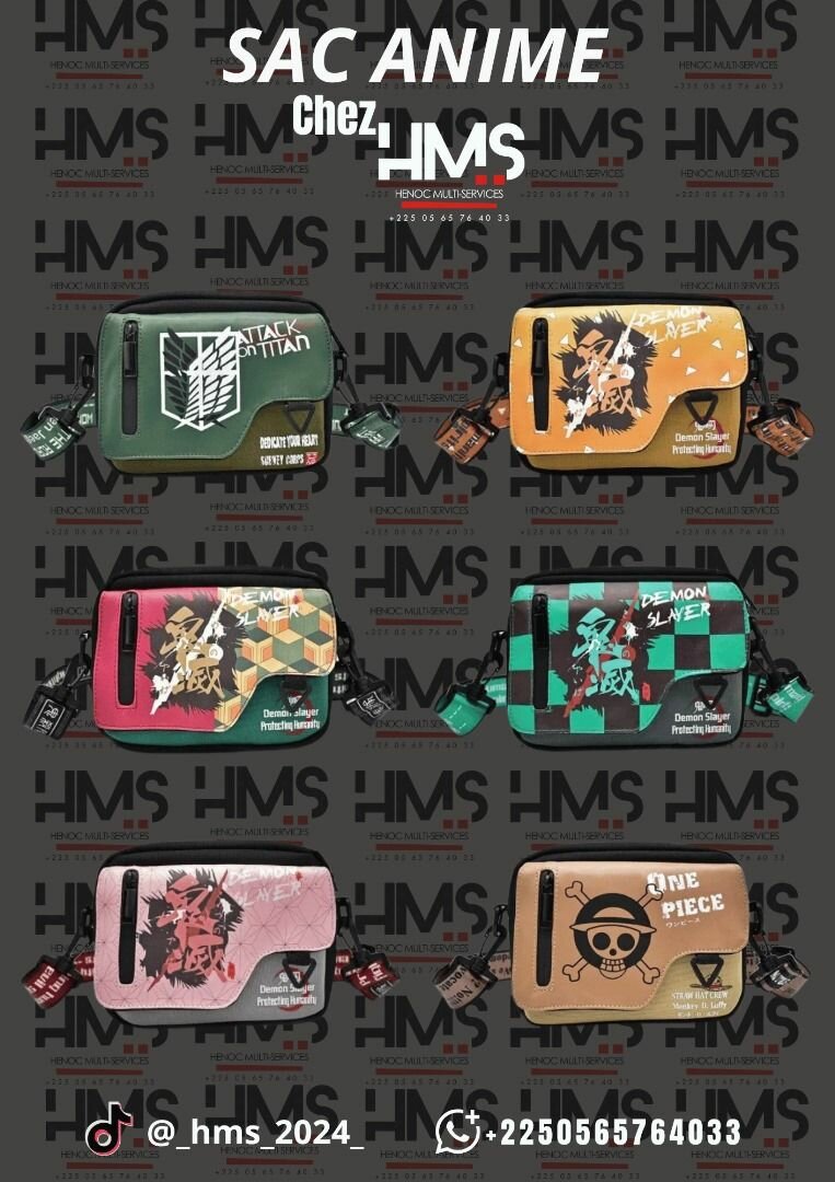 SACS BANDOULIÈRE ANIMÉ