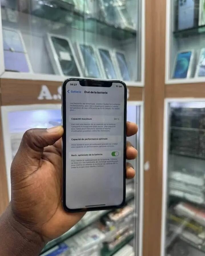 iPhone X Argent 256Go