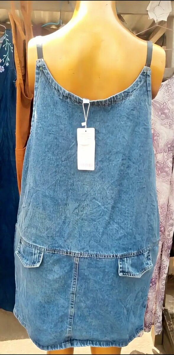 Robe en jean décontractée