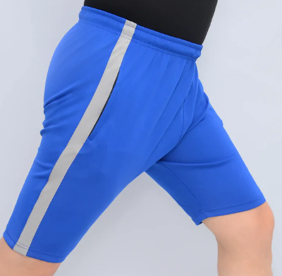 side panel cobalt Fitness shorts