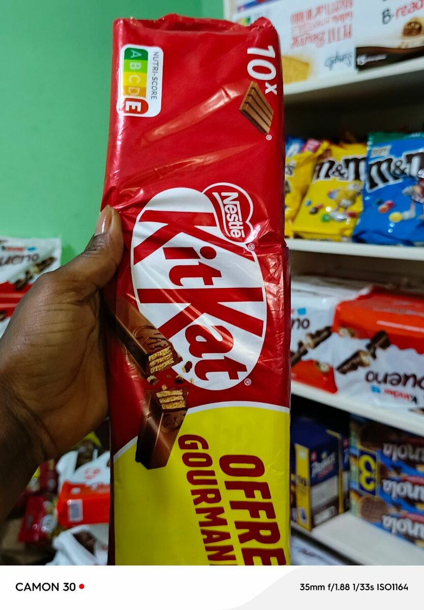 Kinder chocobon kikat nutella