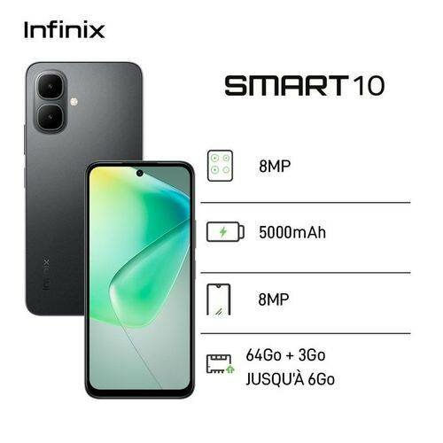 Infinix Smart 10-64G 3+3 6RAM