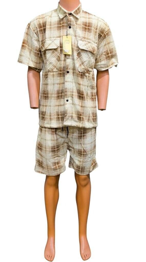 Ensemble chemise et short homme