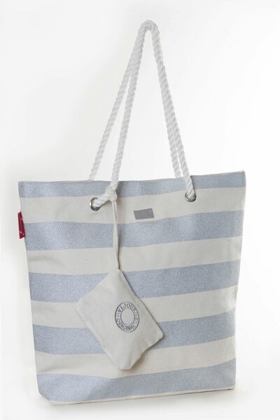 Shimmery Natural Stripes