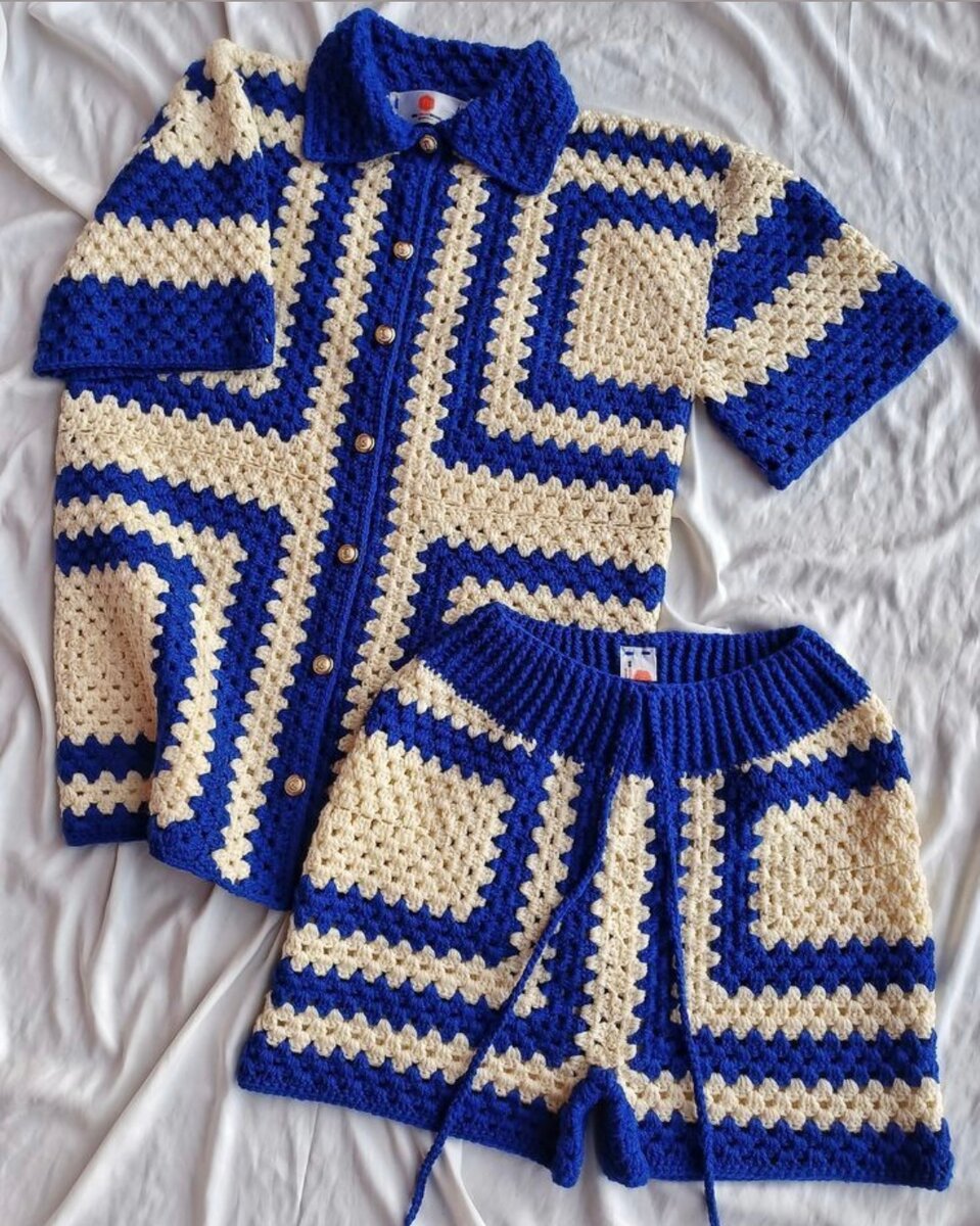 Ensemble crochet vintage