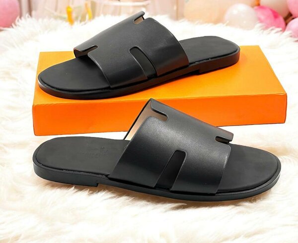 Hermes Leather slippers