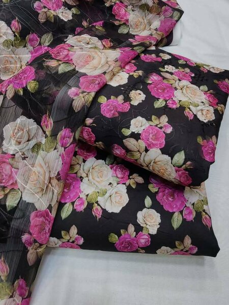 Printed lawn suit