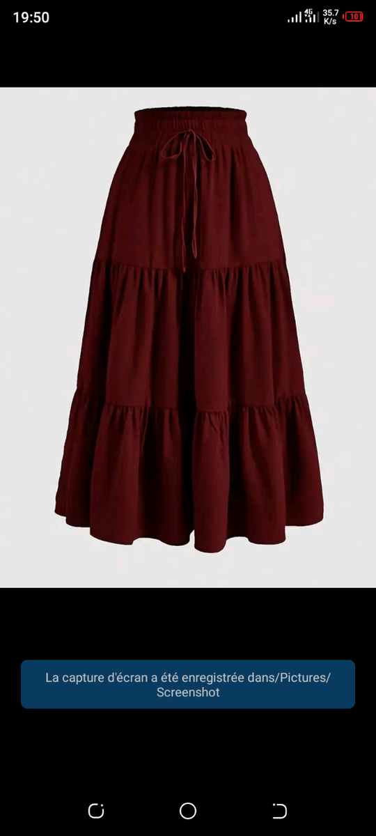 Jupe longue bohème femme