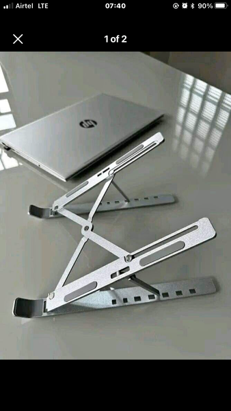 Aluminum laptop stand