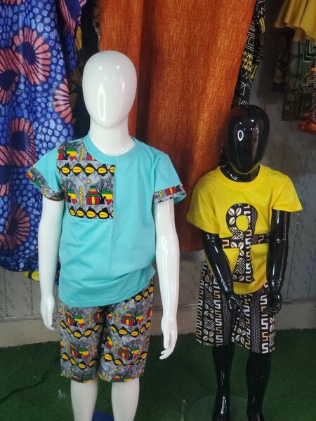 African Wear Top&Down kids
