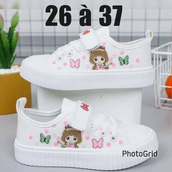 Baskets enfant motifs mignons