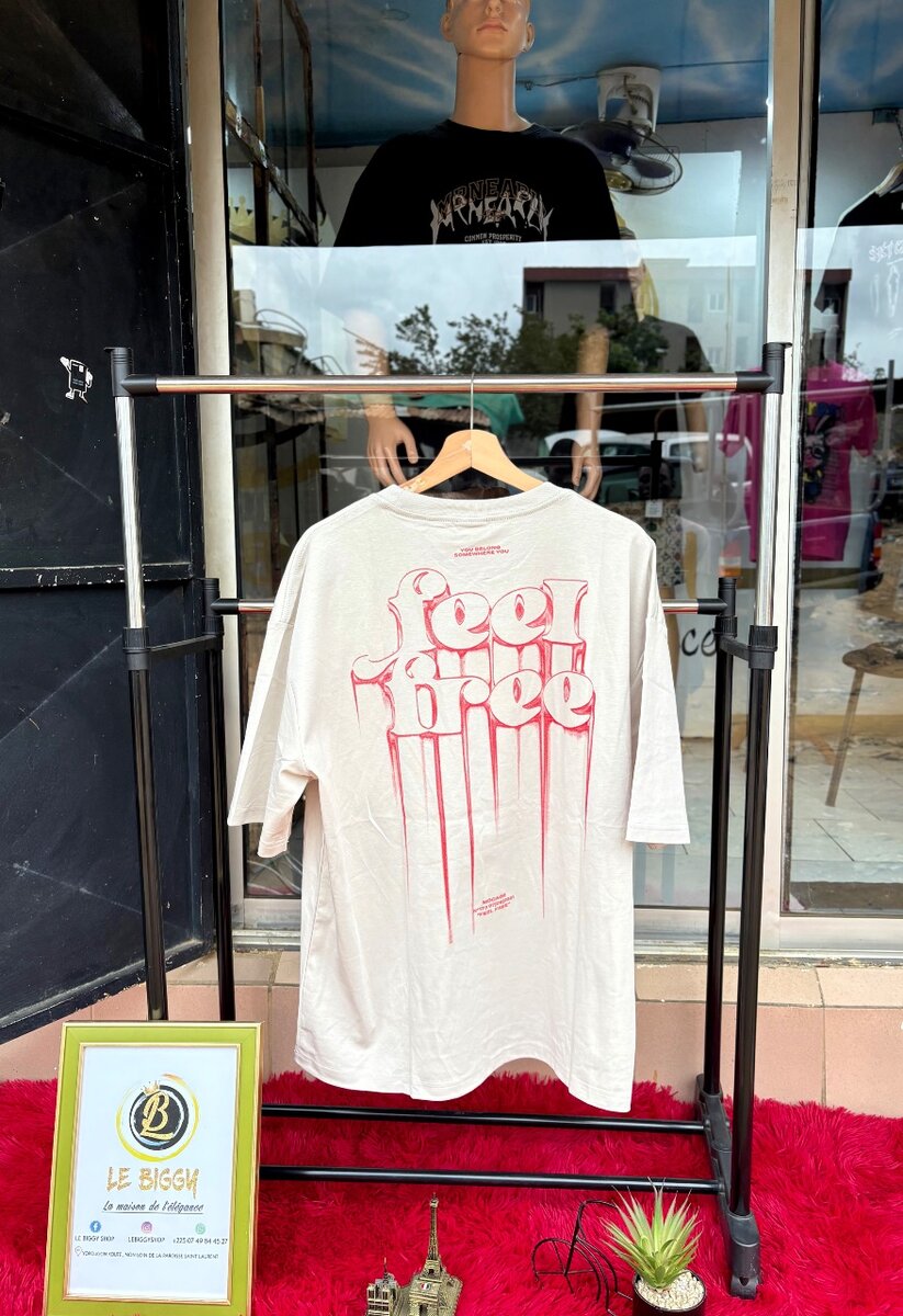 T-shirt imprimé unisexe