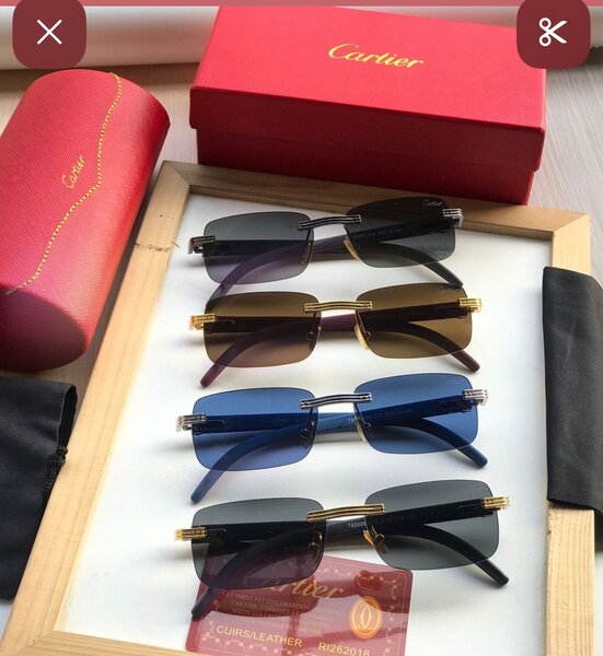 Lunettes de soleil Cartier élégantes