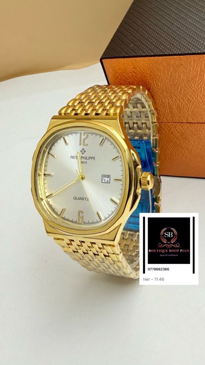 Montre Patek Philipe authentique avec  sa boîte