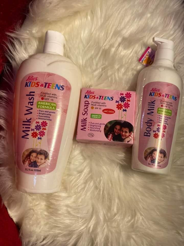 Kids lotions and shower gel