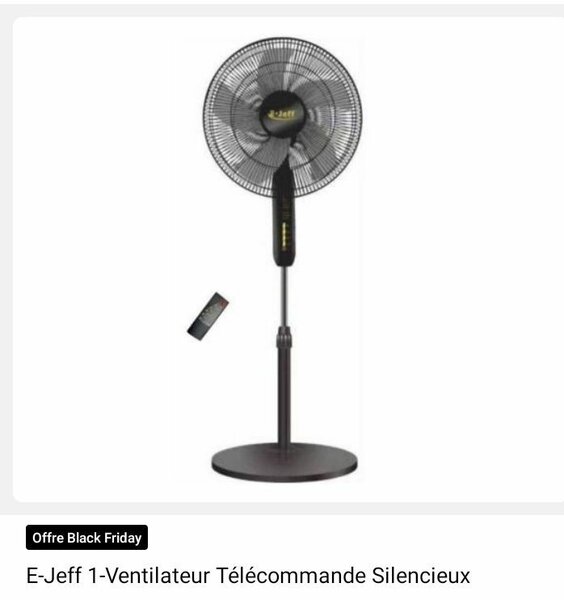 Ventilateur Silencieux Télécommande