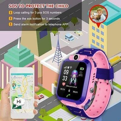 Montre enfant GPS SOS multifonction