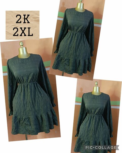 Robe verte élégante pour femme