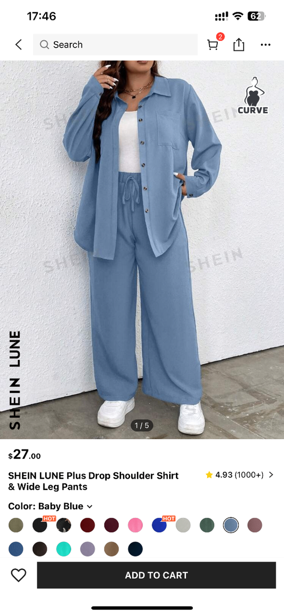 Co-ord set from Shein brand new 2xl size