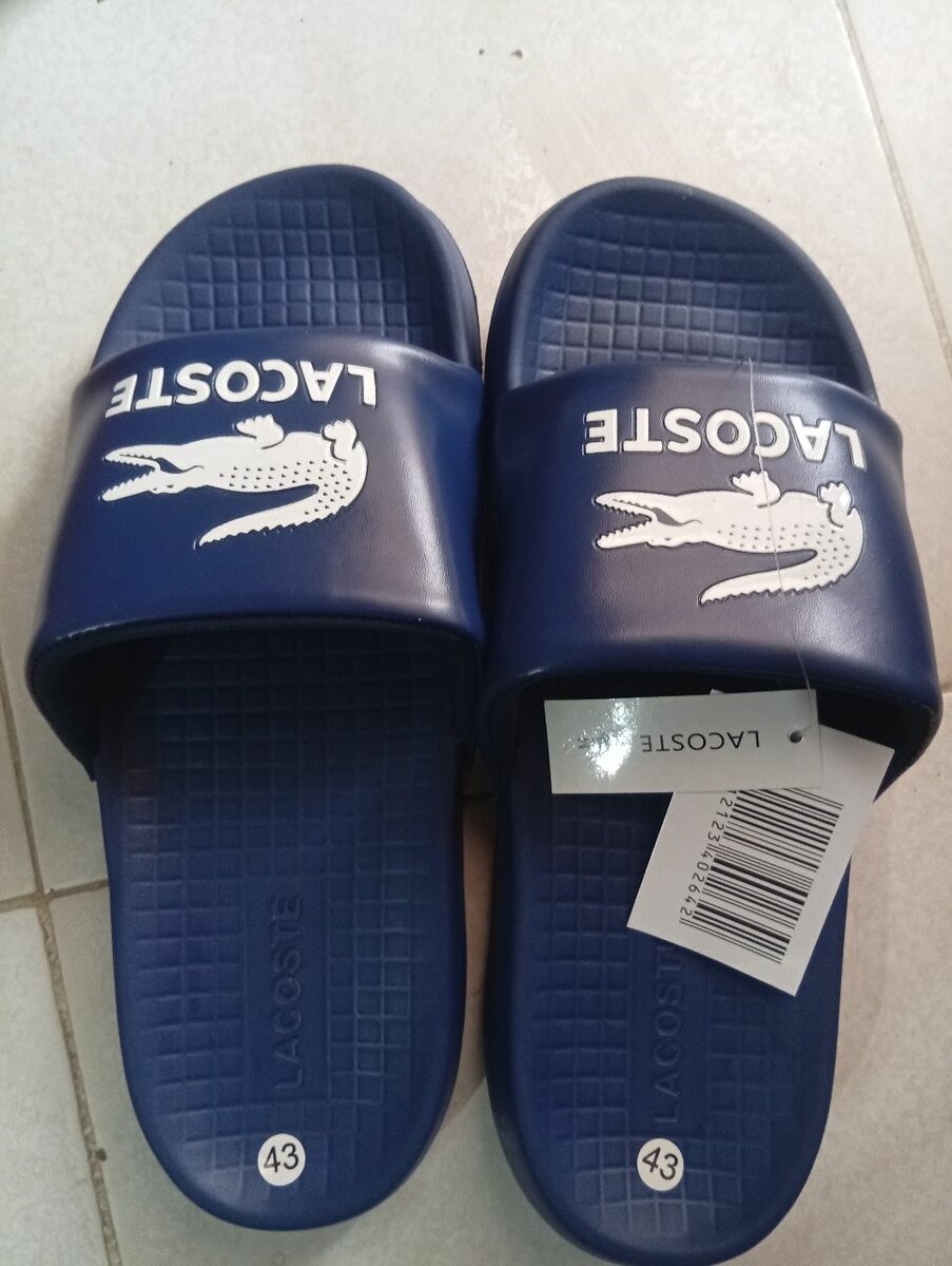 Claquettes Lacoste homme confort