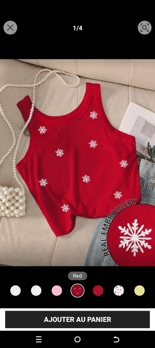 Débardeur à motifs tendance