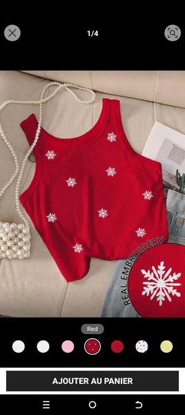 Débardeur à motifs tendance