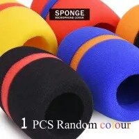 1 PCS Microphone Covers Microphone Windscreen Sponge Cover Hand Mic Foam Cover Protective Cap for Handheld Mic