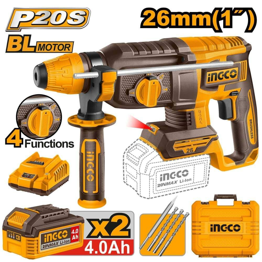 Perforateur Sans Fil Ingco 26mm