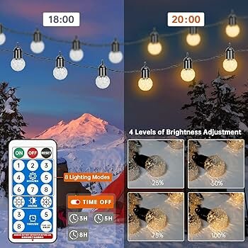 Guirlande Lumineuse Solaire Extérieure Télécommande