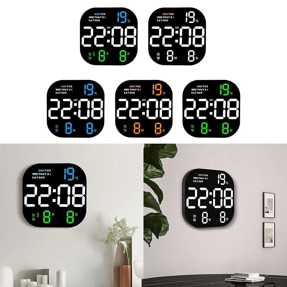 Horloge Murale LED Numérique