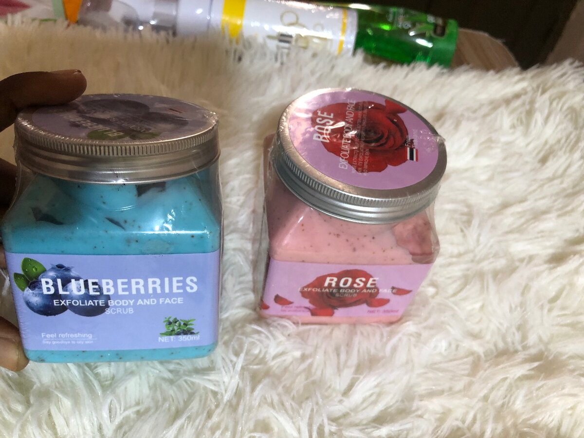 Gommage Corps Visage Myrtille Rose