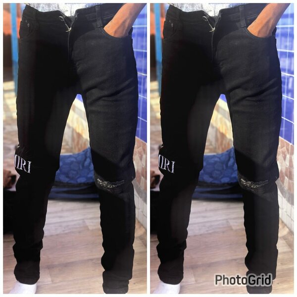 Jean noir tendance homme