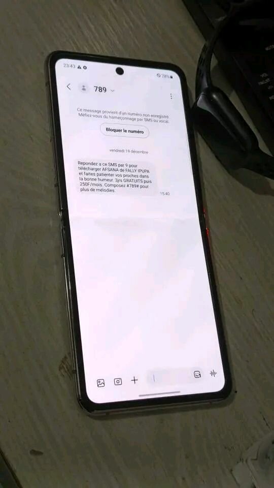 Smartphone pliable moderne