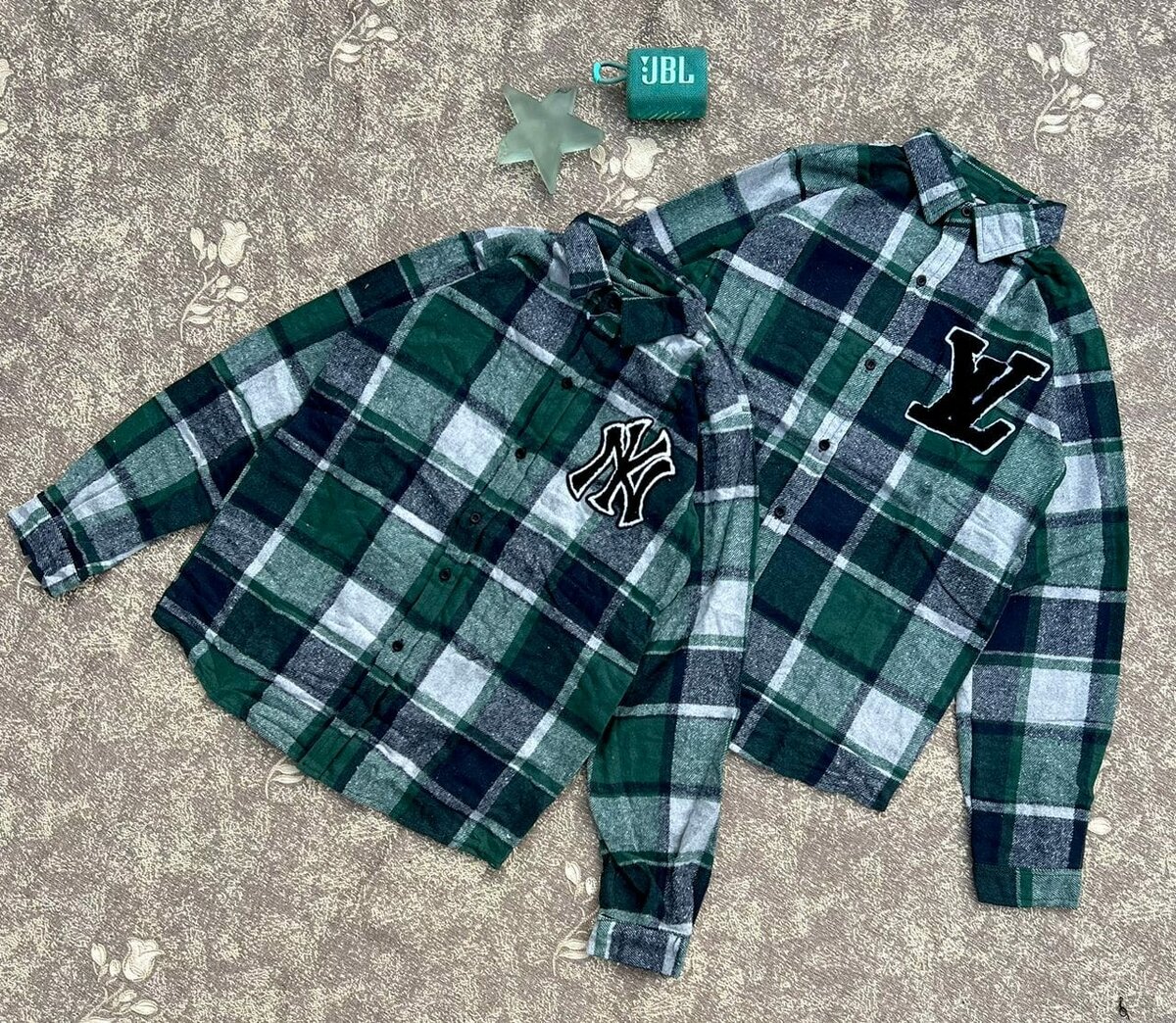 Stylish men's shirt with long sleeves