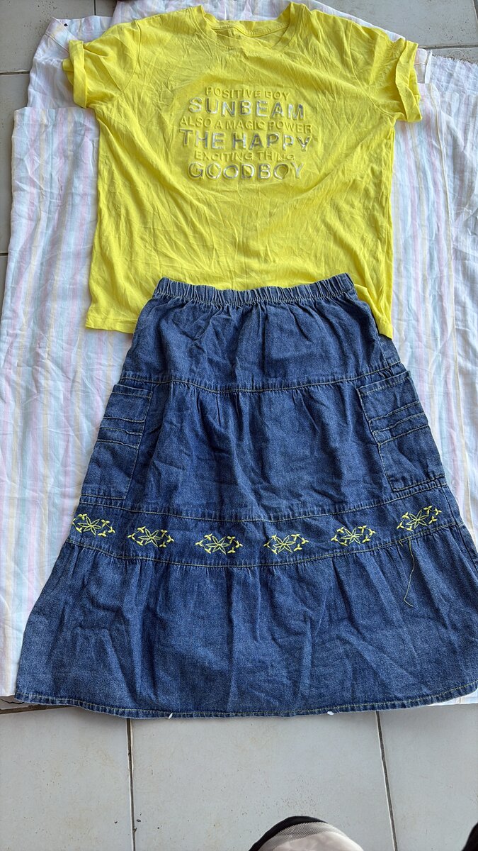 Ensemble coloré pour filles