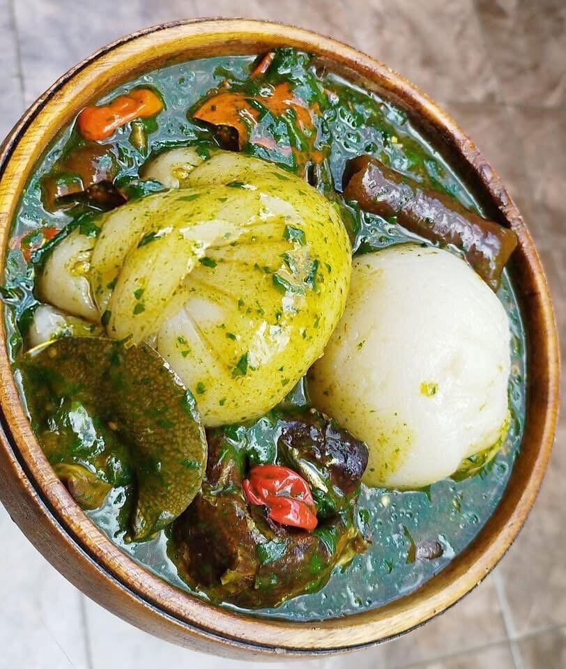 Délicieux kopê avec placali