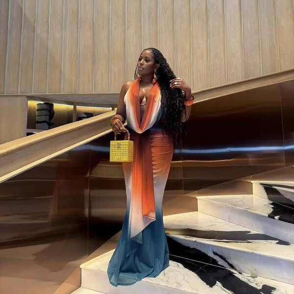 Robe élégante dégradée