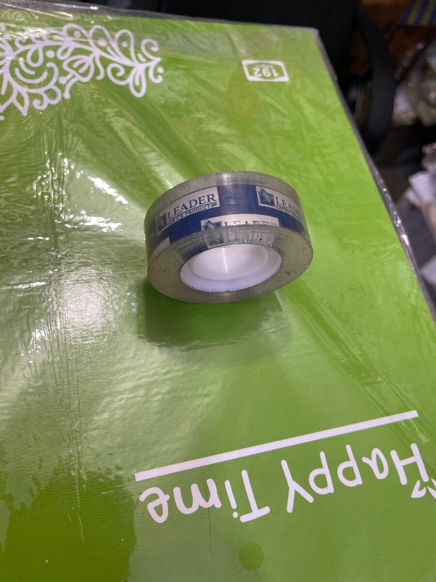 Ruban adhésif transparent durable