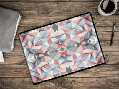 Triangle_Pattern Art Laptop Skin Vinyl Sticker Decal, 12 13 13.3 14 15 15.4 15.6 inch Laptop Skin Sticker Cover Art Decal Protector Fits All Laptops