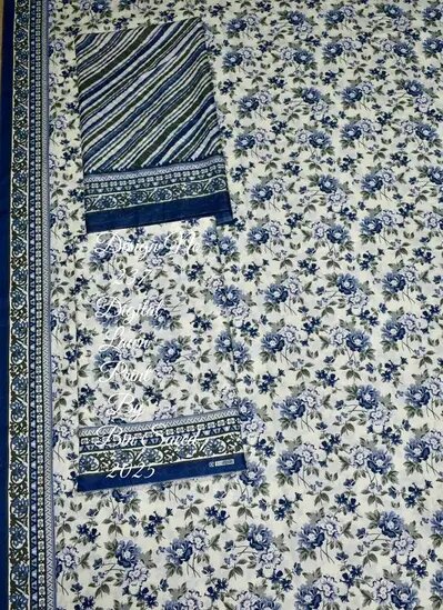3 piece cotton suit