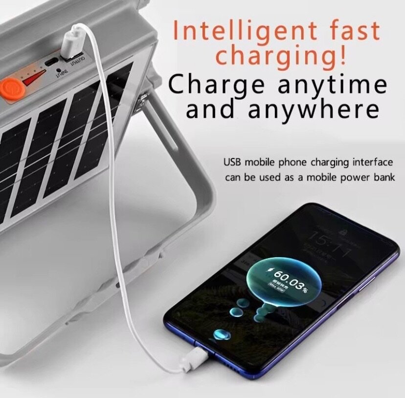 Projecteur solaire LED IP66