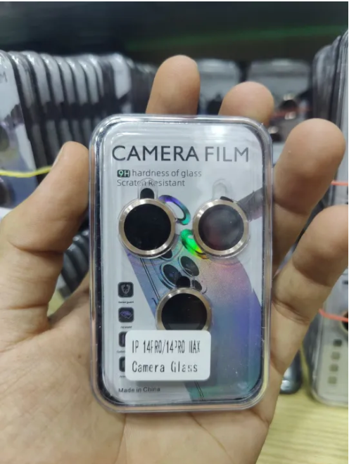 Camera Lens Protector Compatible with iPhone 14 Pro / 14 Pro Max, Premium Tempered Glass Circle Film |